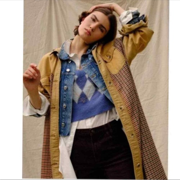 Free People Bentley Ombré Shirt Jacket Duster